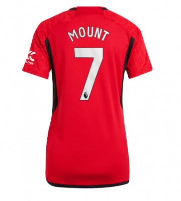 Manchester United Mason Mount #7 Replica Home Stadium Shirt for Women 2023-24 Short Sleeve